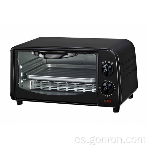 Encimera para horno tostador 9L, 4 rebanadas, tamaño compacto